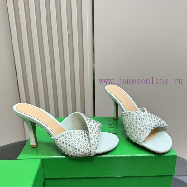 Bottega Venet* The latest and most classic woven high-heeled sandals, ins&Xiaohongshu, are w4stb25y0 - Image 4