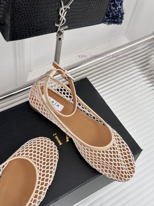 AlAIA | Classic retro mesh Mary Jane shoes from AlAIAFull of girlish style, with both modern74dy7bcu - Image 6